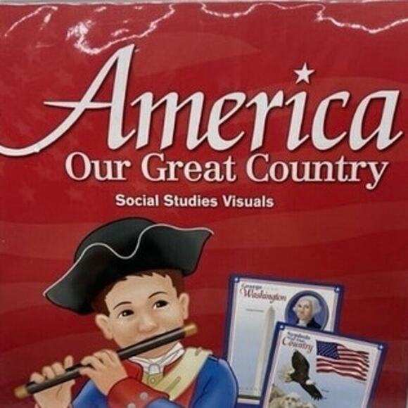 Abeka America Our Great Country w Lesson Guide- K5 & 1st Grade History Visuals - Picture 1 of 3